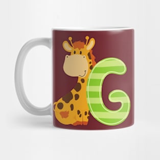 Animal alphabet G Mug